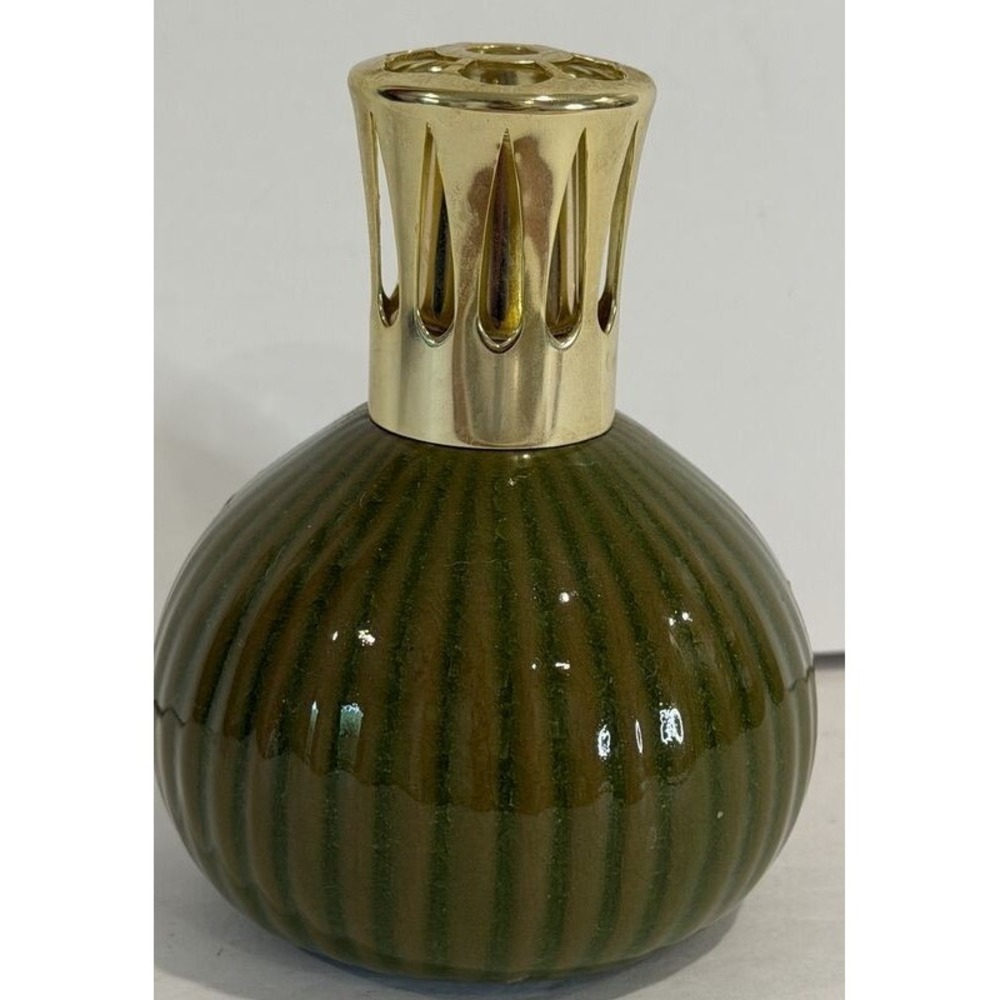 Lampe Berger Paris Made in France Green Ceramic Lines Home Fragrance Lamp